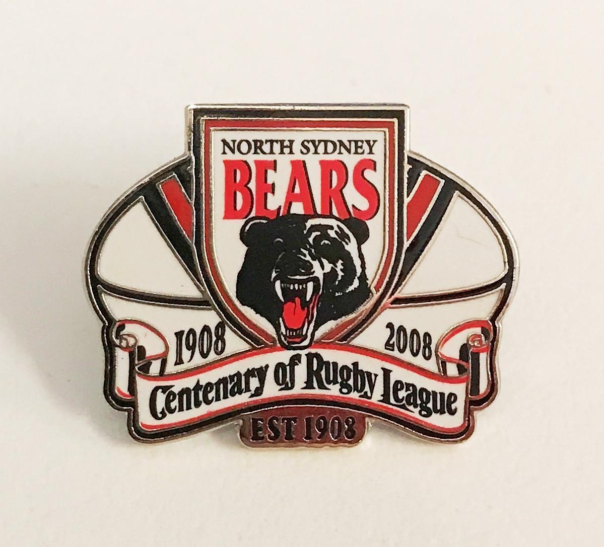 North Sydney Bears Centenary Pin 