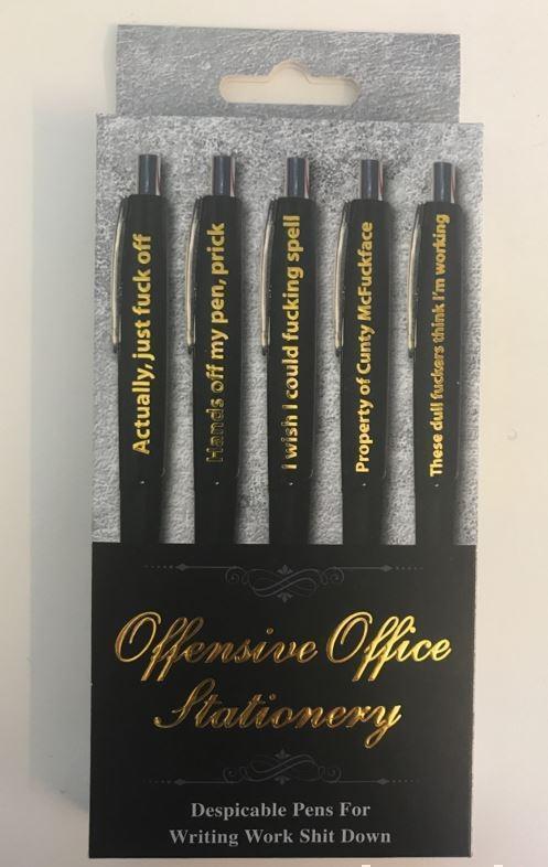 Offensive Office Stationary Pens 