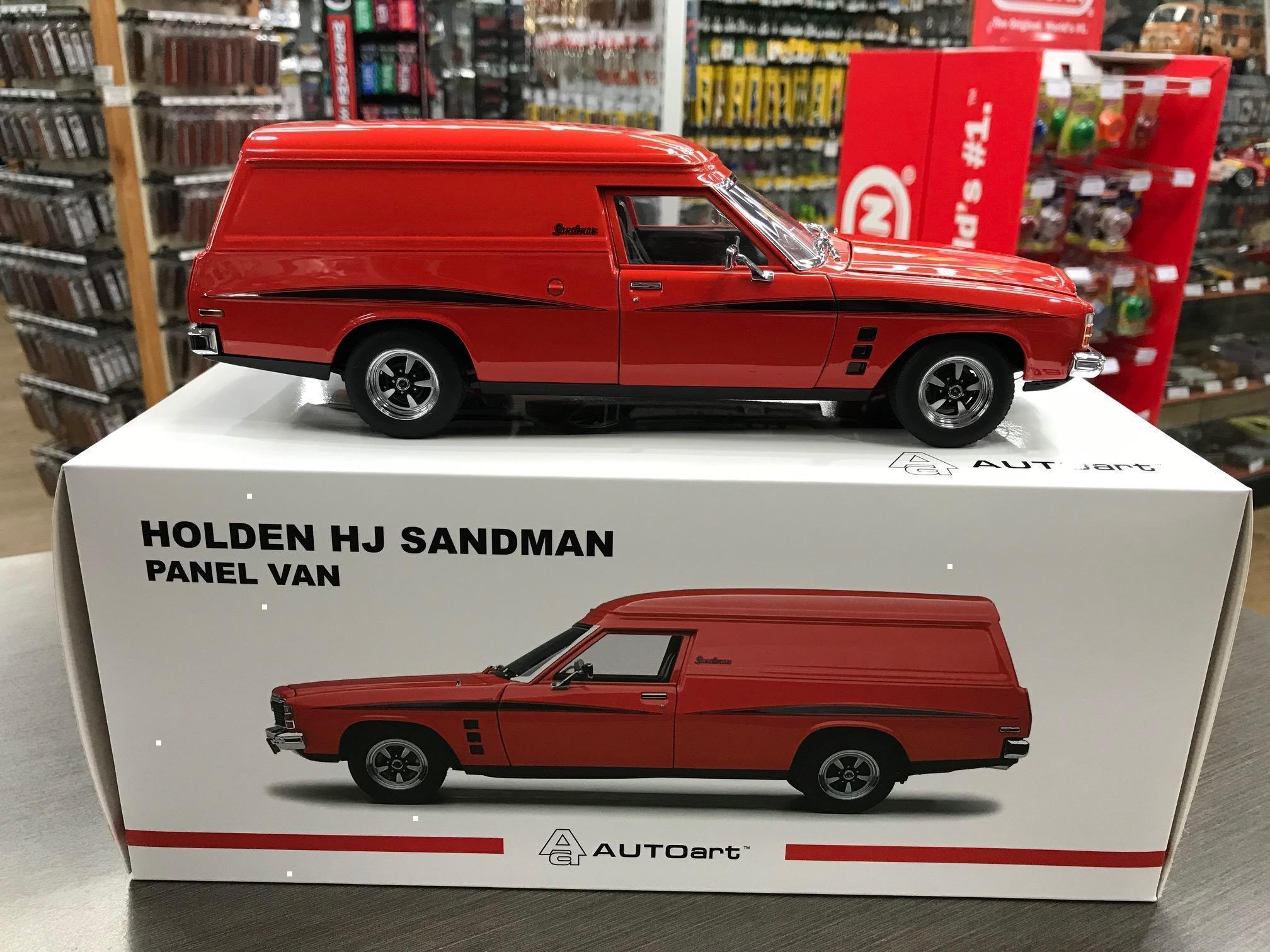Holden HJ Sandman Mandarin Red Die Cast 1:18 Scale Model Car