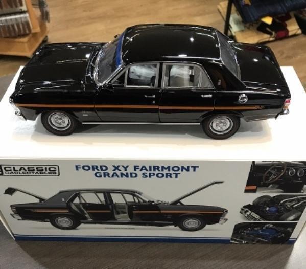 Ford XY Fairmont Grand Sport Onyx Black 1:18 Scale Die Cast Model Car
