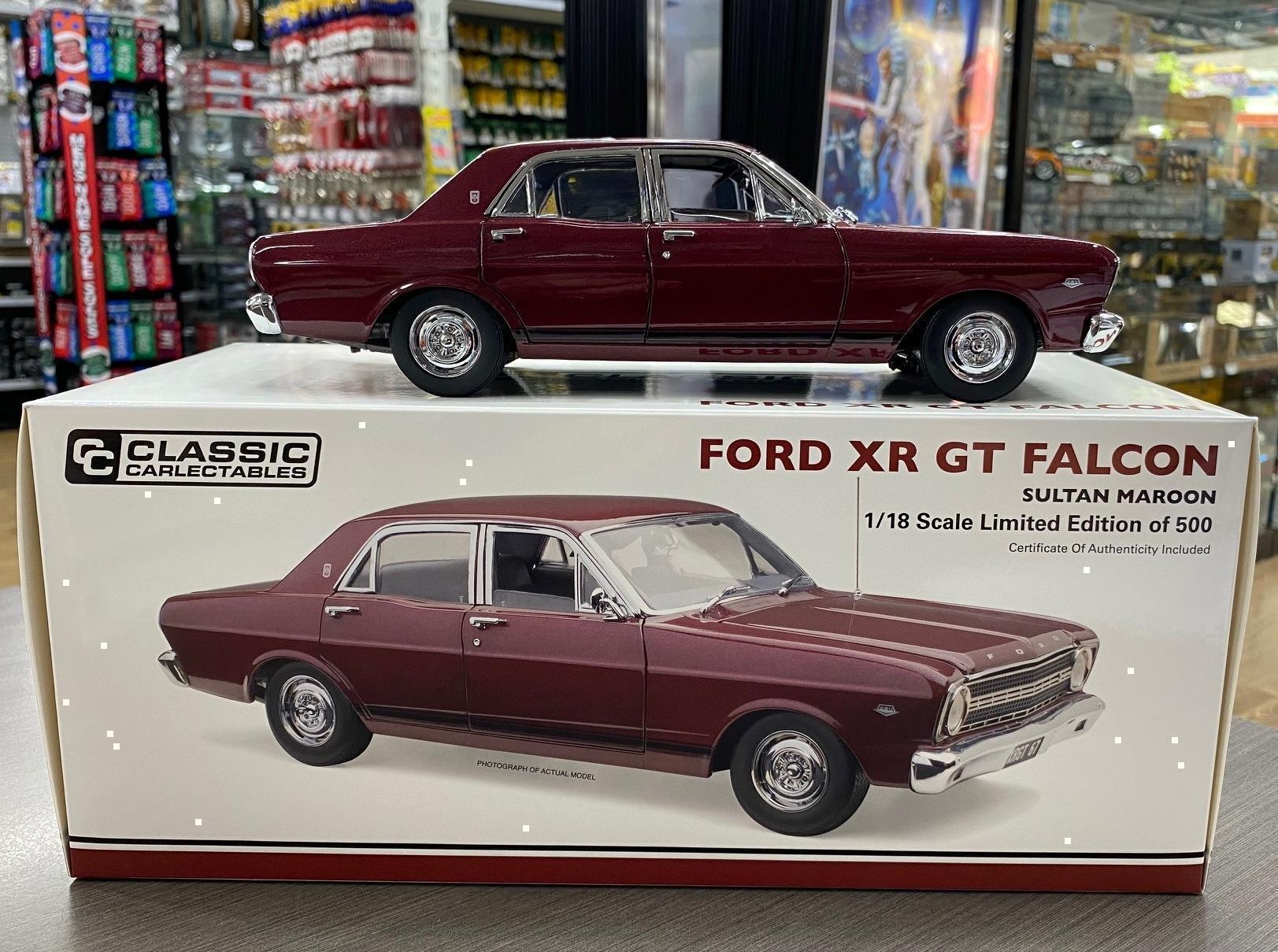 Ford XR GT Falcon Sultan Maroon 1:18 Scale Die Cast Model Car