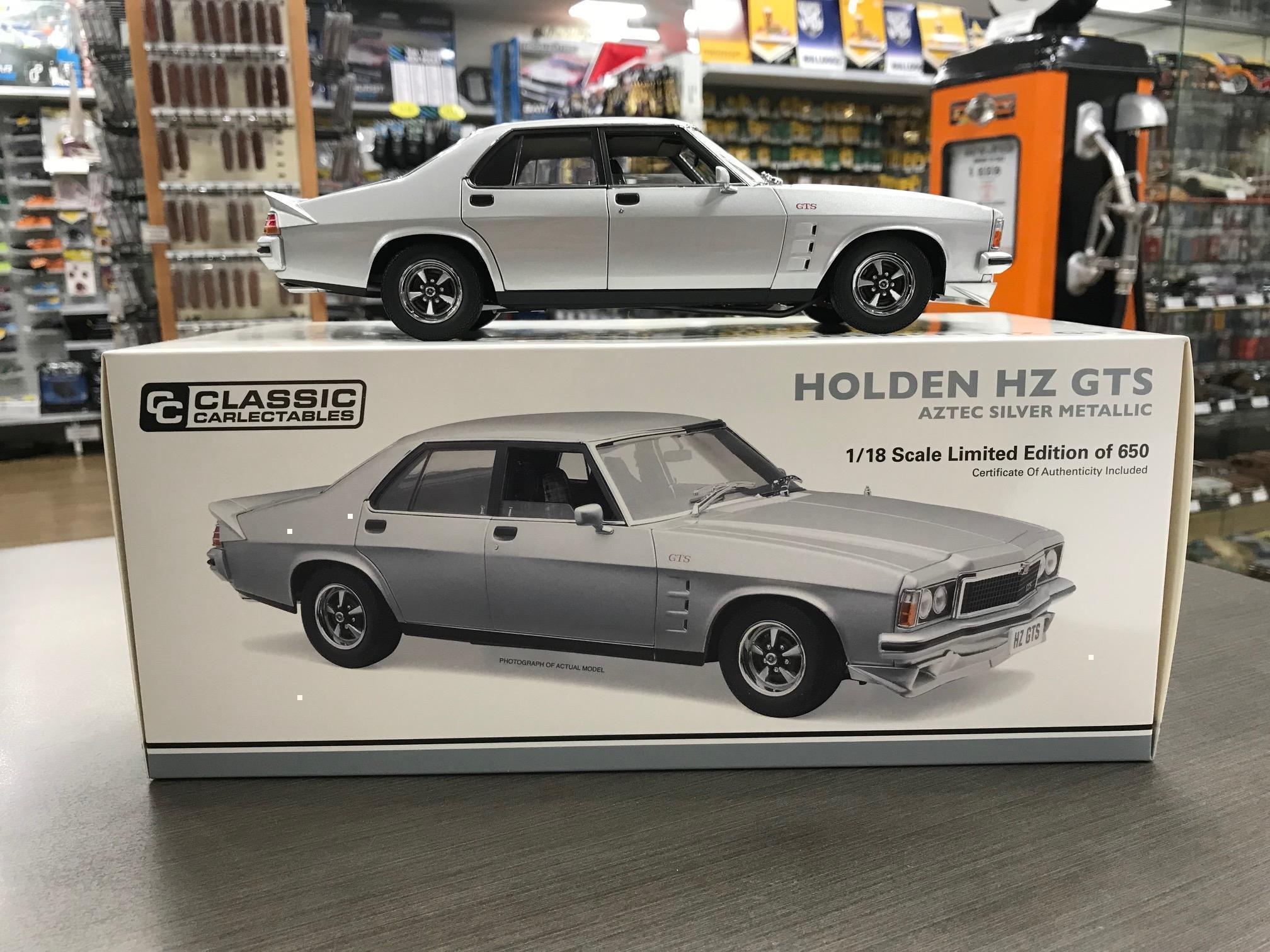 Holden HZ GTS Aztec Silver Metallic 1:18 Scale Model Car 