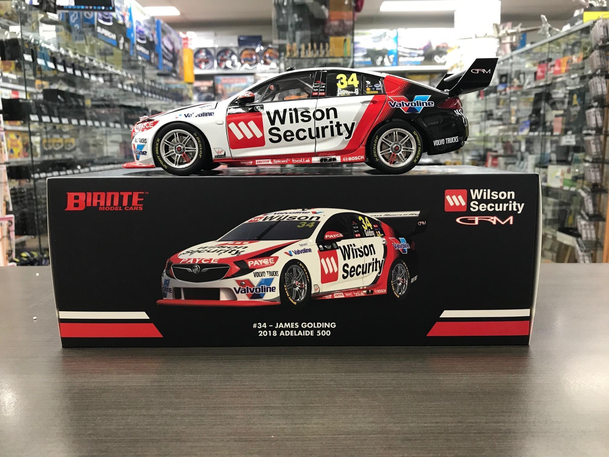 2018 Virgin Australia Supercars Championship #34 James Golding Wilson Security GRM Racing Holden ZB Commodore Supercar