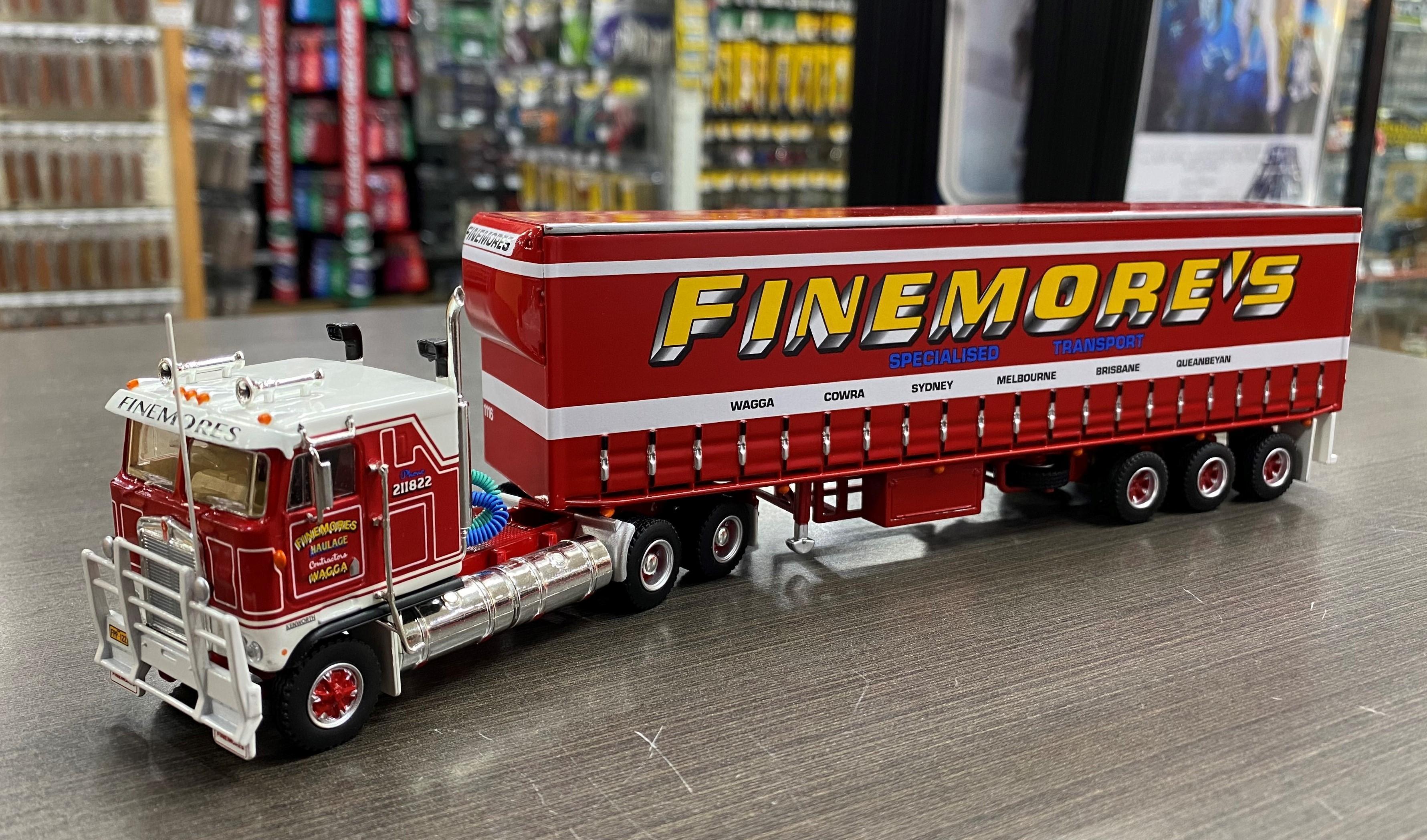 Highway Replicas Finemore's Freight Semi Single Trailer Die Cast Model Truck 1:64 Scale