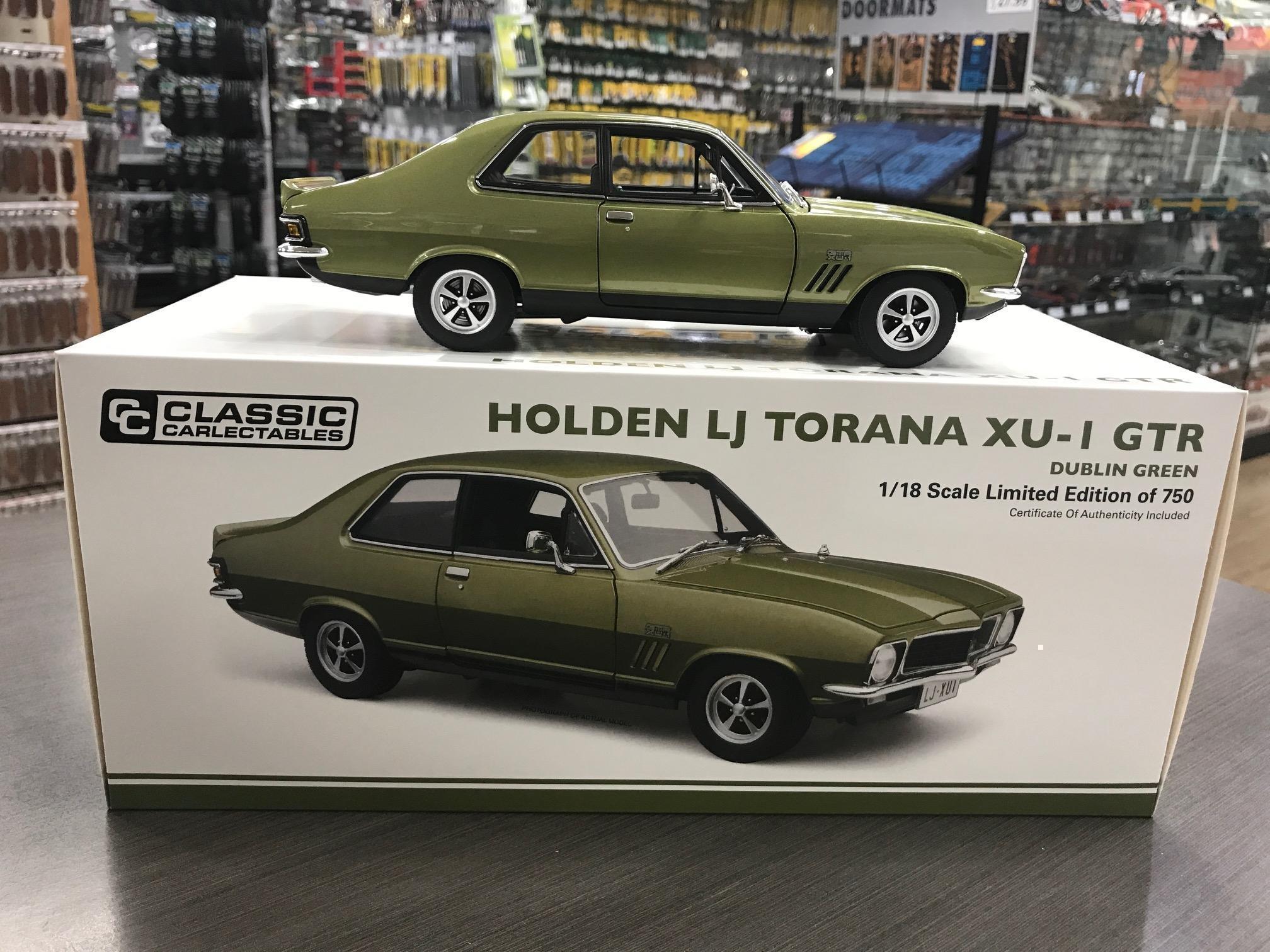 Holden XU-1 Torana Dublin Green 1:18 Scale Model Car 