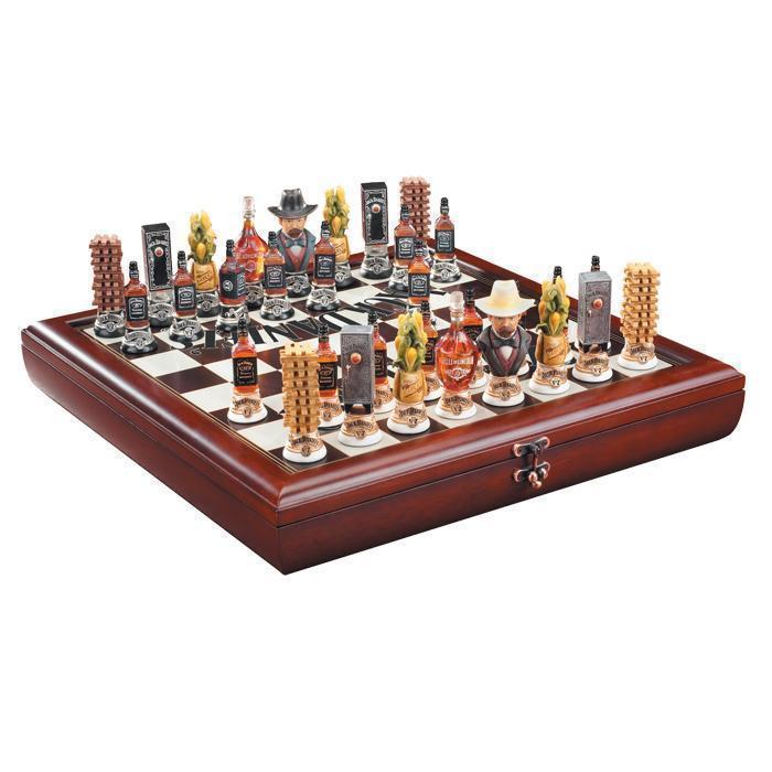 Jack Daniels No 7 Brand Premium Chess Set With Storage