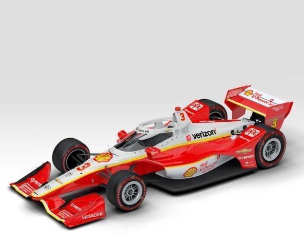 2020 #3 Scott McLaughlin Shell V-Power Racing Team IndyCar Series Grand Prix of St Petersburg Dallara Chevrolet 1:18 Scale Model Car