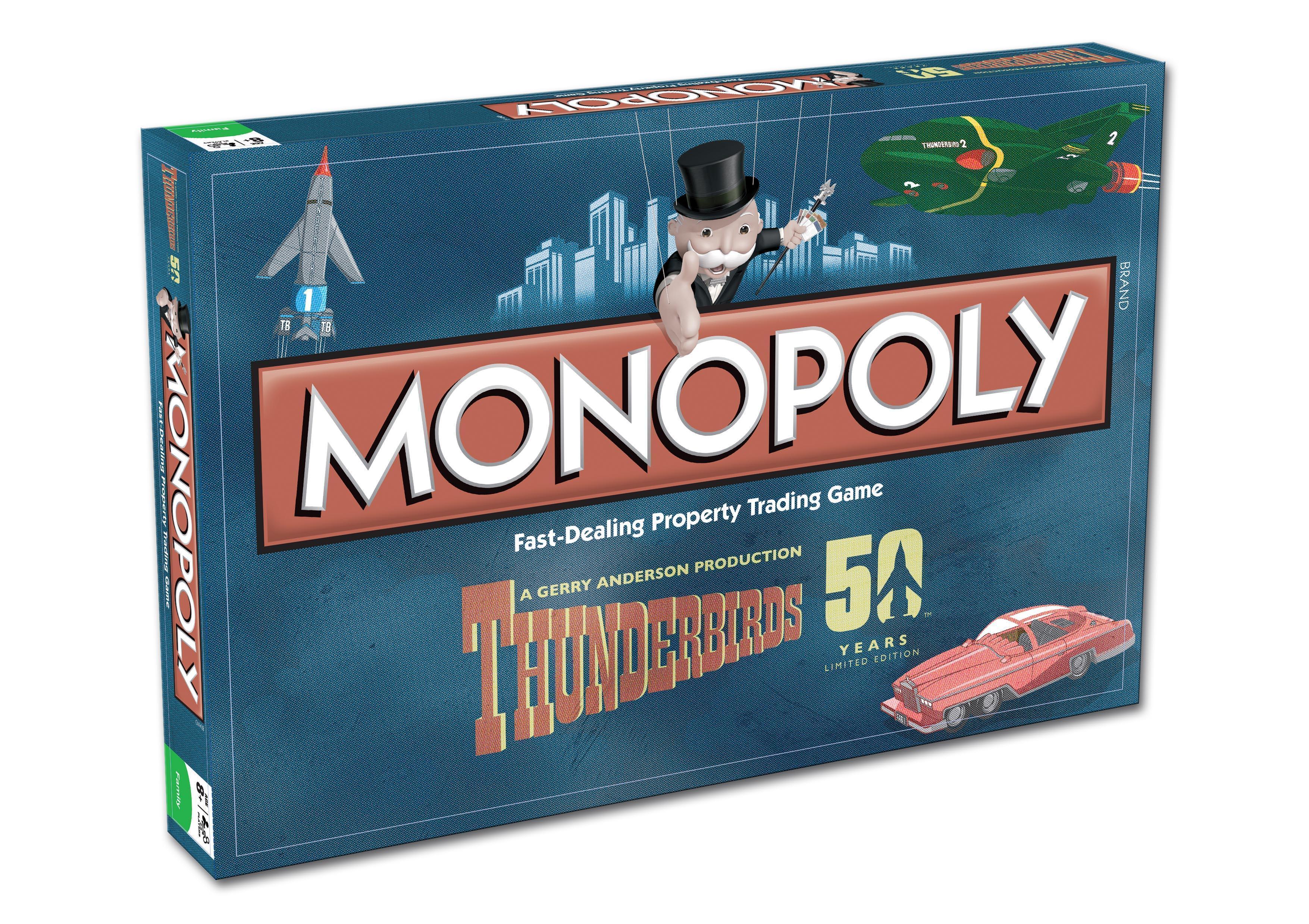Thunderbirds 50 Year Limited Edition Monopoly Board Game
