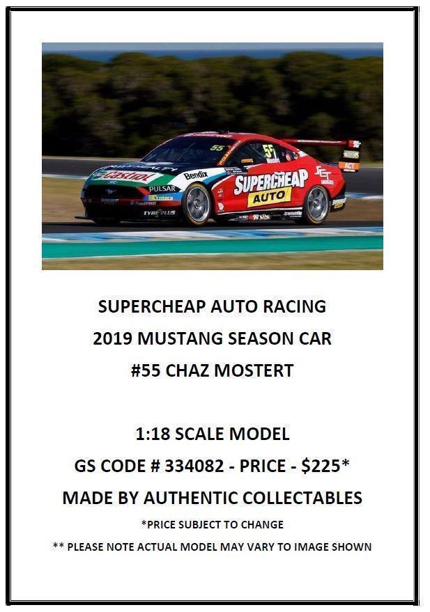 2019 #55 Chaz Mostert Supercheap Auto Racing