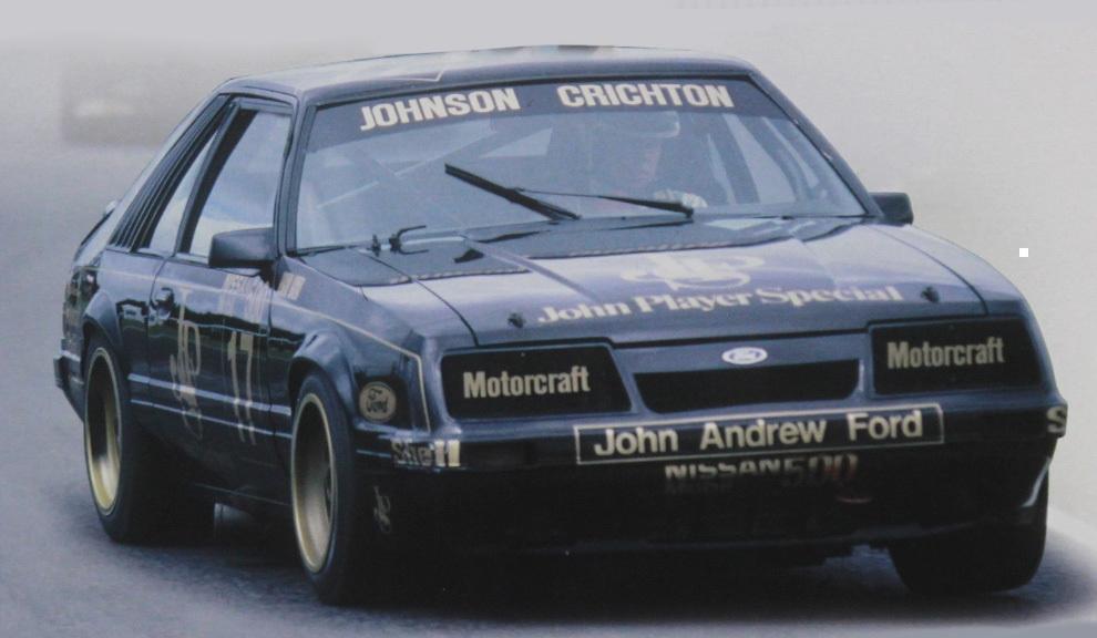 1986 Dick Johnson/Crichton Ford Mustang GT Wellington 500 2nd Place 1:18 Scale Model Car