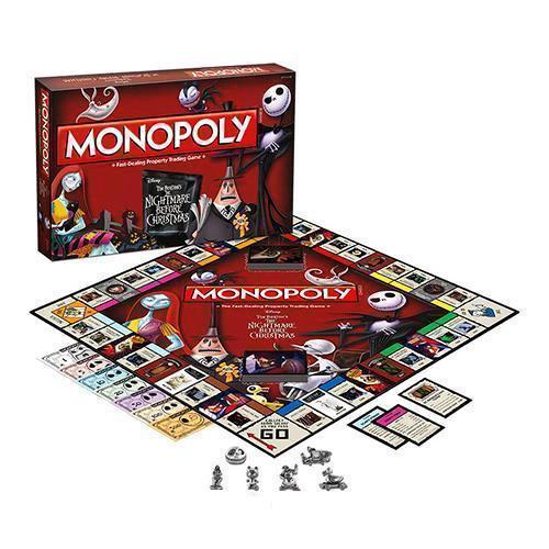Nightmare Before Christmas Edition Monopoly Board Game
