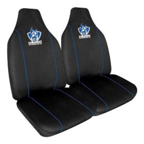 Set Of 2 North Melbourne Kangaroos 2 Front Car Seat Covers