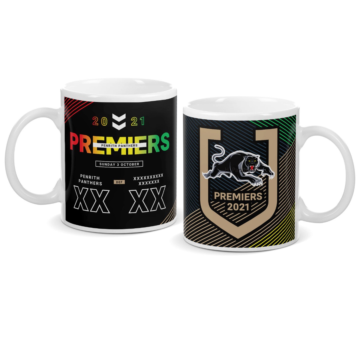 PRE ORDER - Penrith Panthers 2021 NRL Premiers Ceramic Coffee Mug Tea Cup