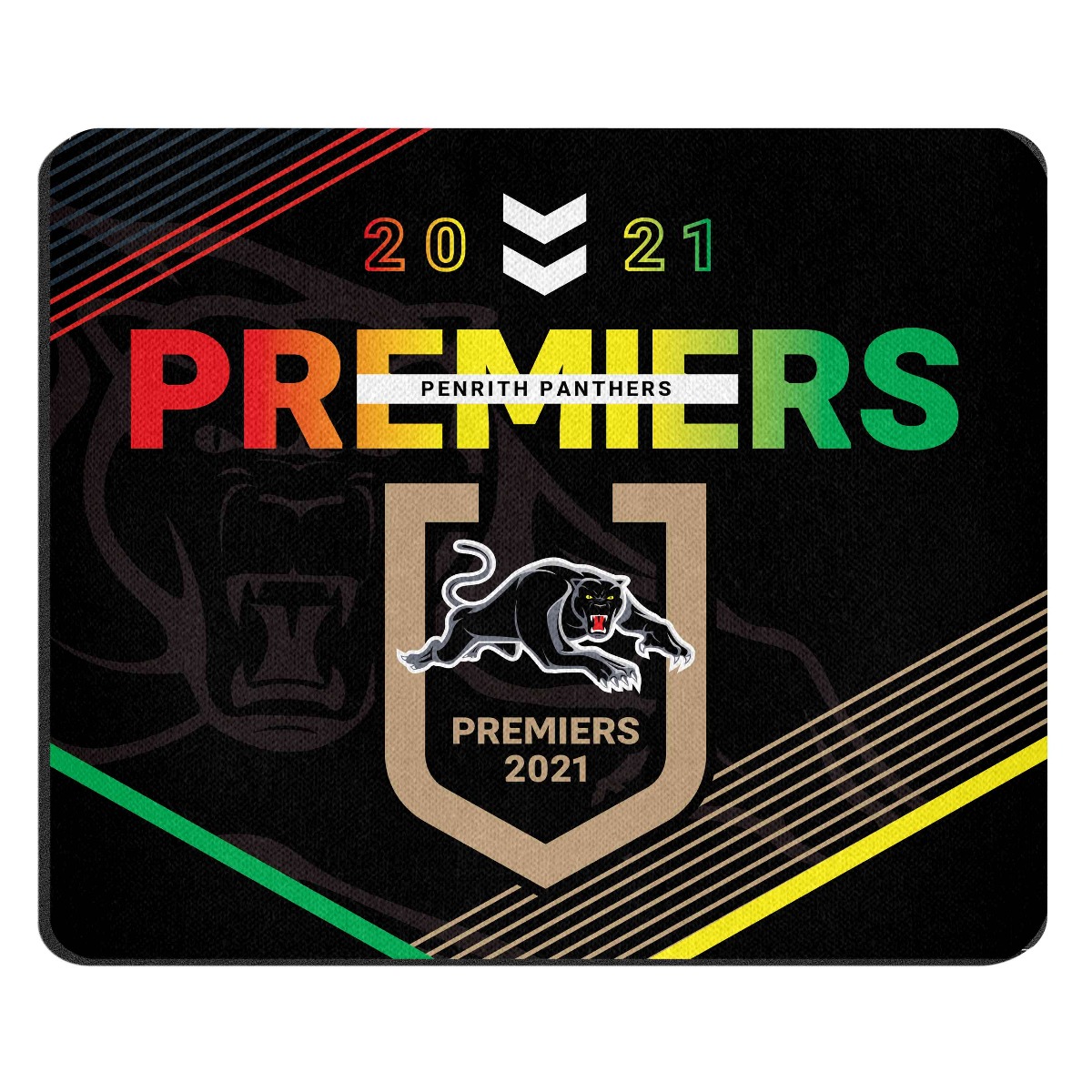 PRE ORDER - Penrith Panthers 2021 NRL Premiers Computer Mouse Mat Pad