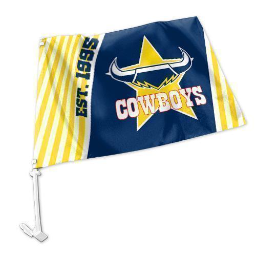 Cowboys Car Window Flag