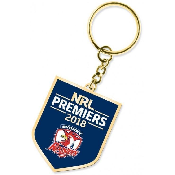 2018 Roosters Premiers Team Logo Key Ring