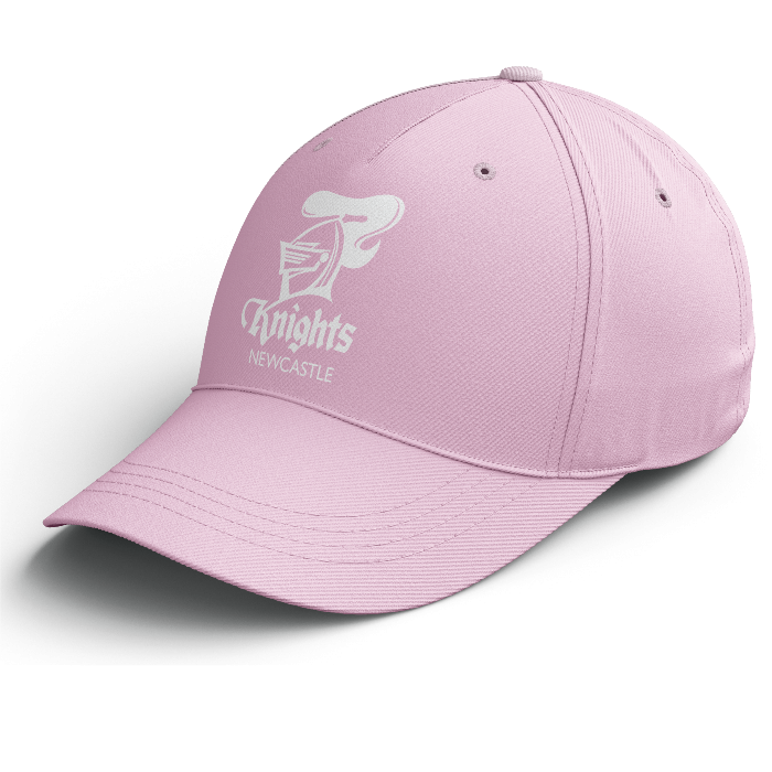 Newcastle Knights NRL Team Logo 2018 Adjustable Ladies One Size Pink Cap