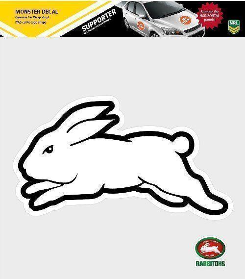 South Sydney Rabbitohs NRL Monster Decal Secondary Car Stickers itag
