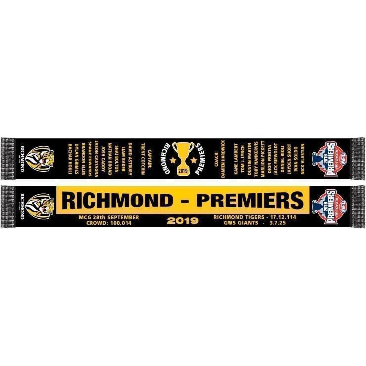 Richmond Tigers 2019 Premiers Scarf 
