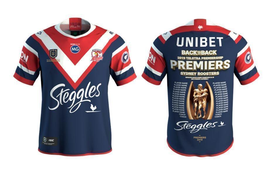 Sydney Roosters 2019 Premiers Adult Jersey 