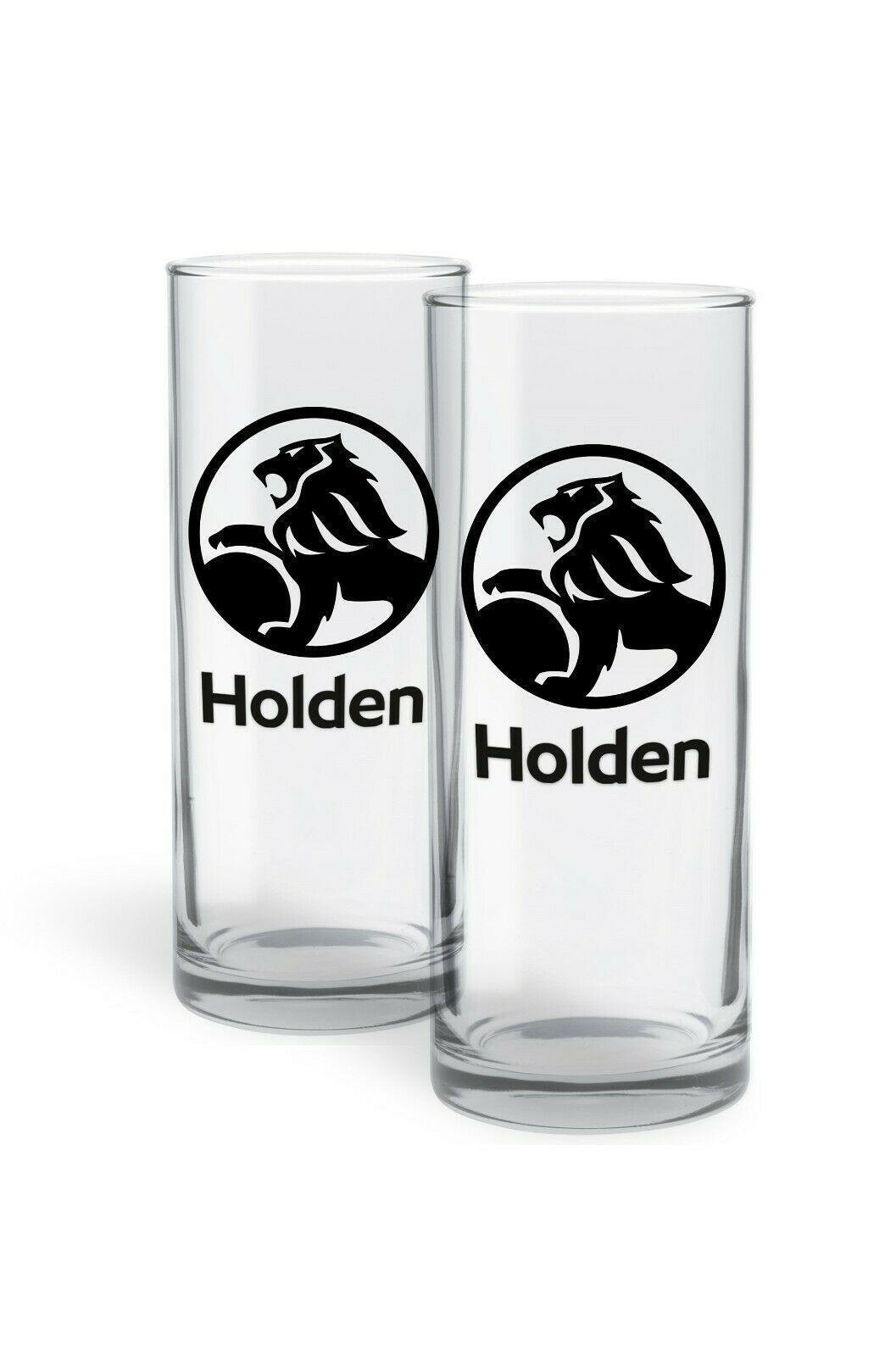 Holden Logo Set Of 2 325ml Highball Glasses