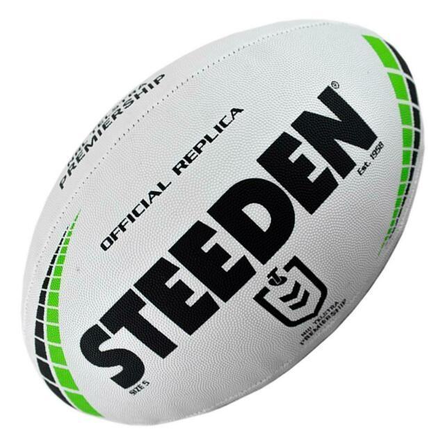 Steeden Hydro Replica NRL Rugby League Full Size 5 Large Football Foot Ball Footy