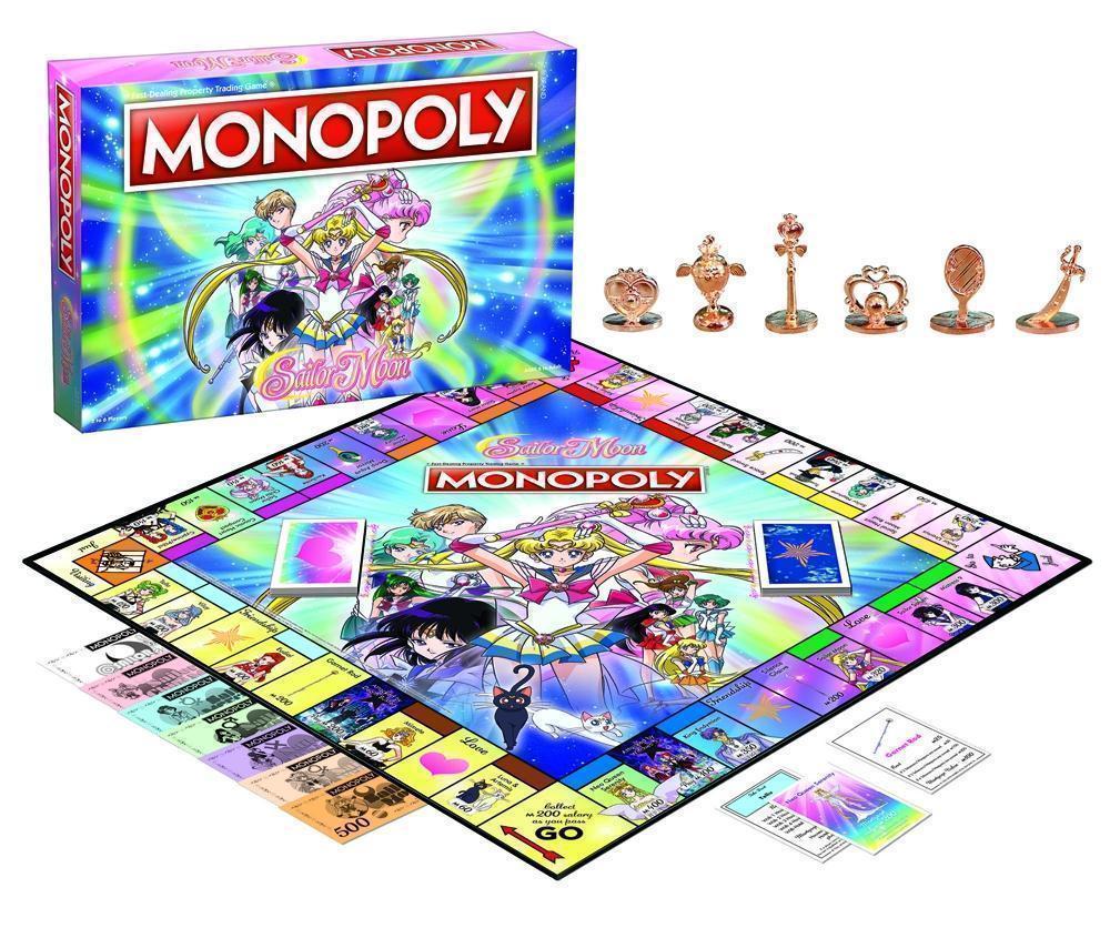 Sailor Moon Collectors Edition Monopoly Board Game