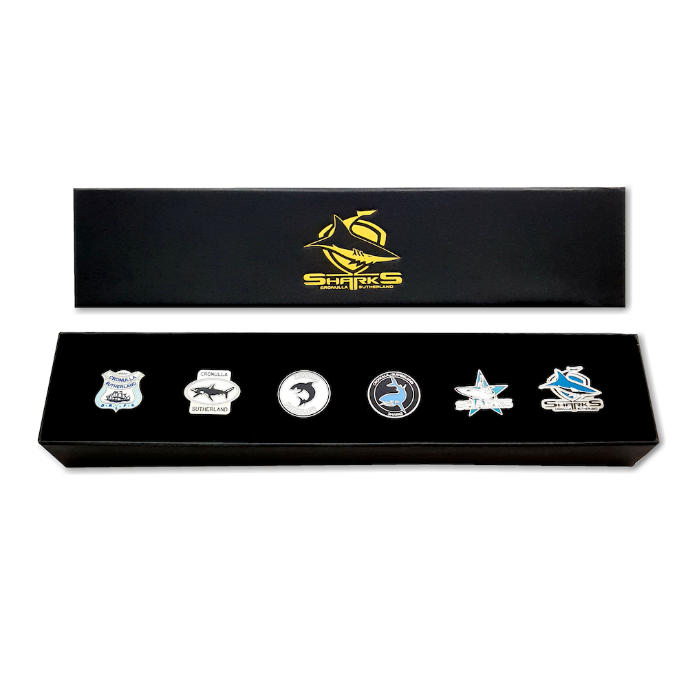 Cronulla Sharks Logo Pin Set