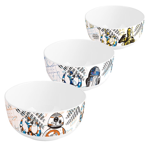 Star Wars Set Of 3 Ceramic Bowls 
