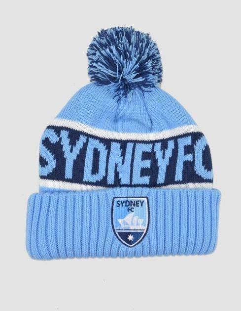 Sydney FC A-League Team Acrylic Rib Knit Striker Beanie