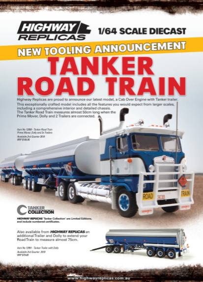 Highway Replicas Tanker Road Train