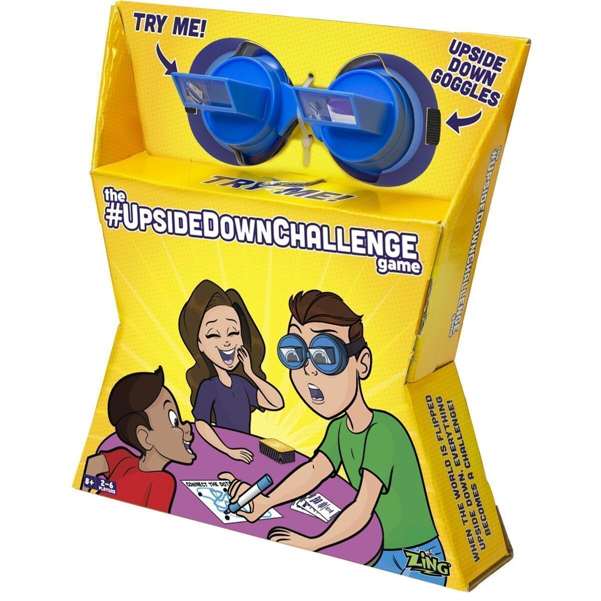 The Upside Down Challenge Family Game With Goggles #UpsideDownChallenge