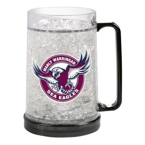 NRL Team Logo Gel Ezy Freeze Mug Stein Drinking Plastic Cup