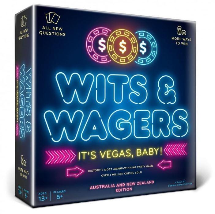 Wits & Wagers It's Vegas Baby Australia and New Zealand Edition Question Betting Card Game